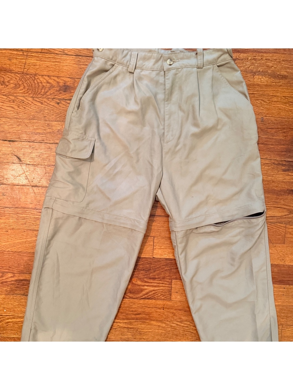 TravelSmith Women's Petite Convertible Zip-Off Nylon Adventure Cargo Trousers